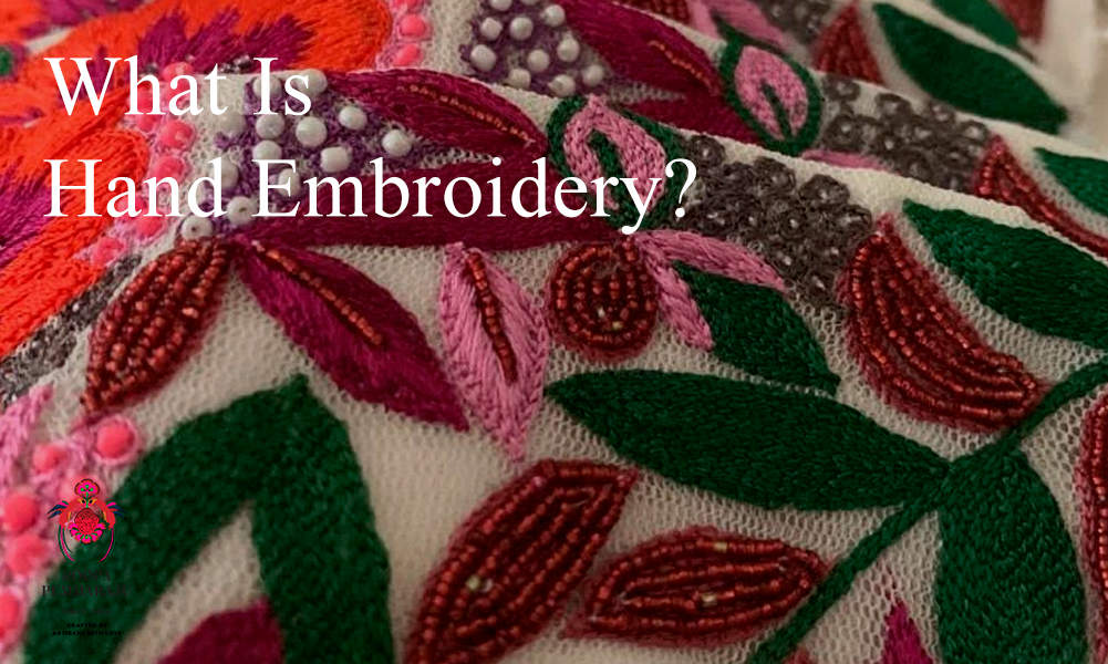 Hand Embroidery: The Process that Makes our Masks Unique