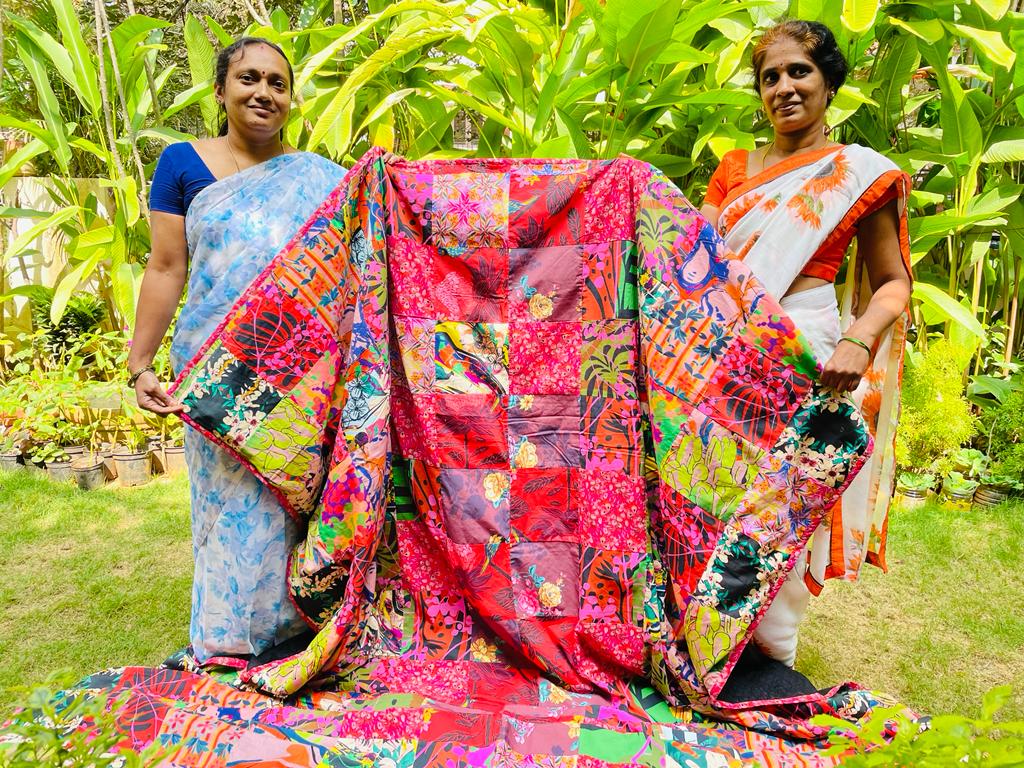 Red Garden Quilt