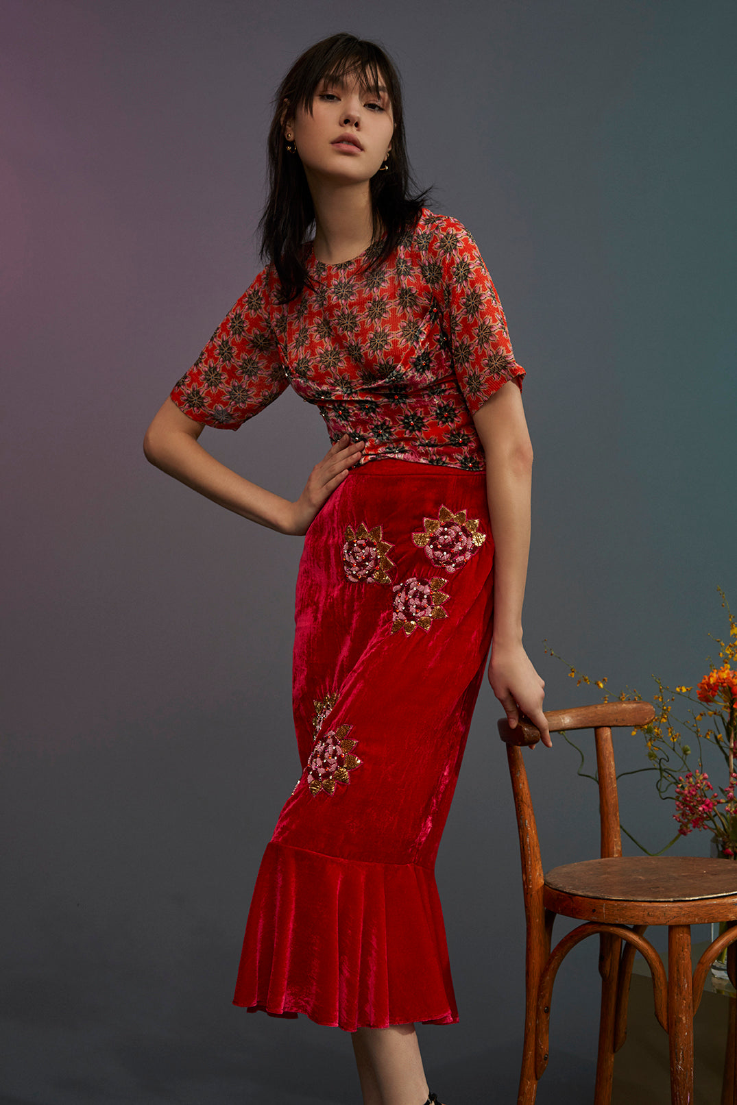 Roopa, Luxury, Sustainable fashion, roopapemmaraju, longdresses, dresses, printeddress, silkdress