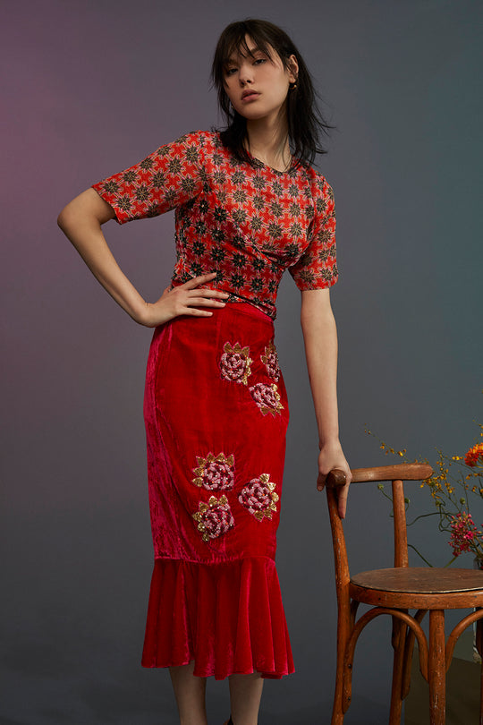 Roopa, Luxury, Sustainable fashion, roopapemmaraju, longdresses, dresses, printeddress, silkdress