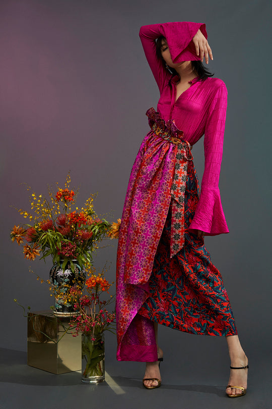 Roopa, Luxury, Sustainable fashion, roopapemmaraju, longdresses, dresses, printeddress, silkdress