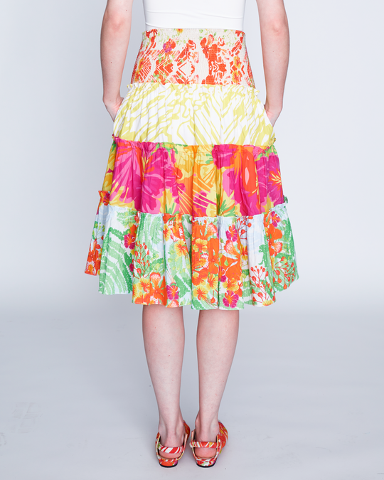 Sun Garden Tiered Skirt
