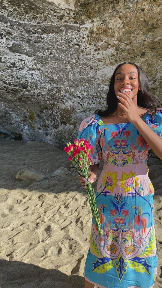 Chintz Midi Dress