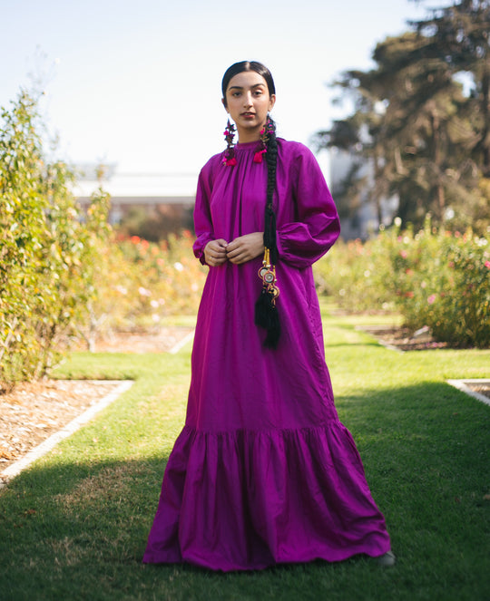 Evening Primrose Silk Dress