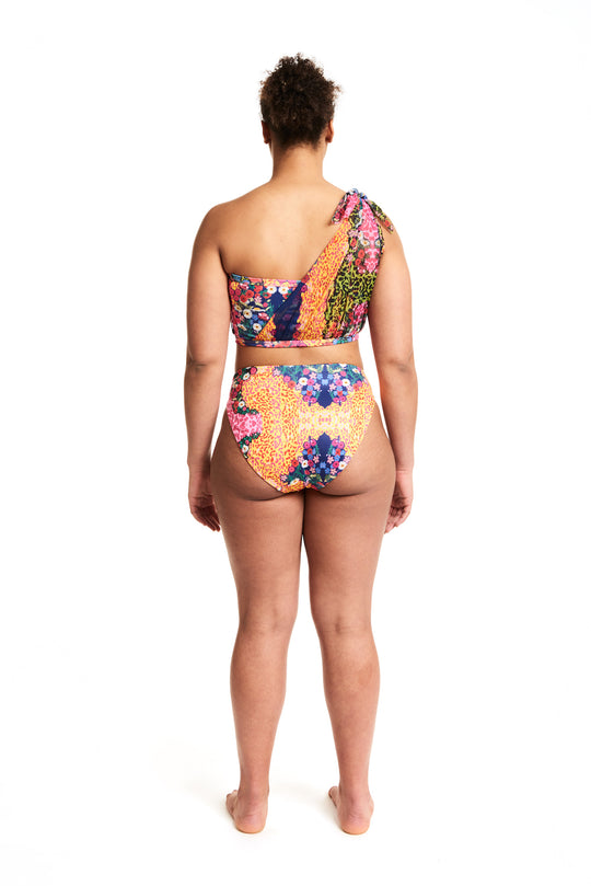 Heather Swim Bottom in Animal