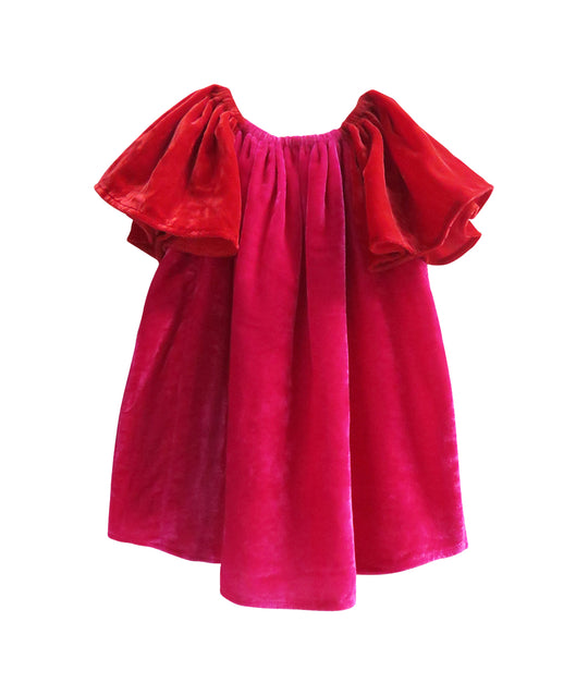 Children's Silk Velvet Princess Tunic