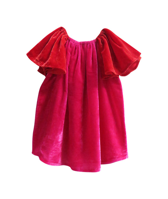 Children's Silk Velvet Princess Tunic