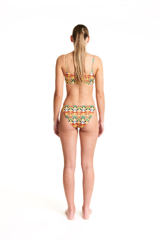 Linx Swim Bottom in Yellow Flower