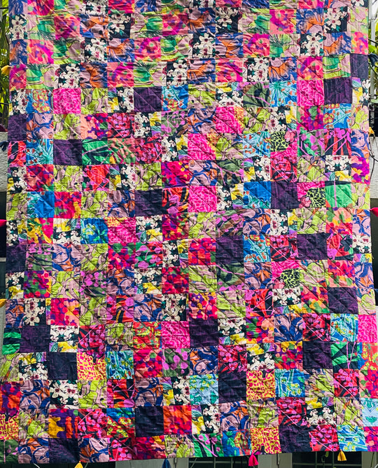 Patchwork Throw Blanket