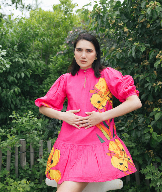 Handwoven Cotton Sabi Star Dress