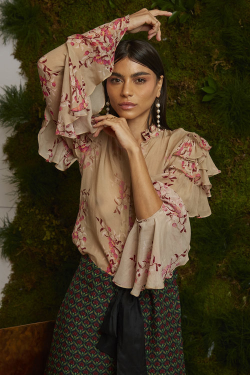 Roopa, Luxury, Sustainable fashion, roopapemmaraju, longdresses, dresses, printeddress, silkdress