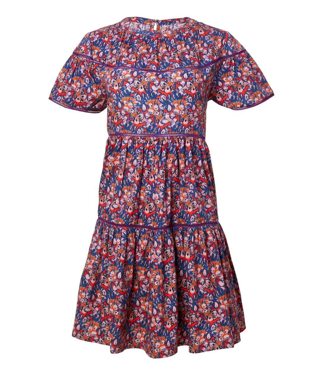 Blue Blossom Recycled Cotton Dress