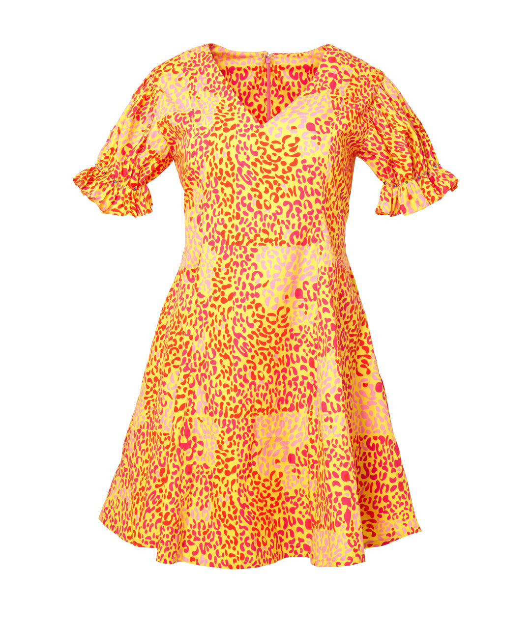 Recycled Cotton Animal Mini Dress