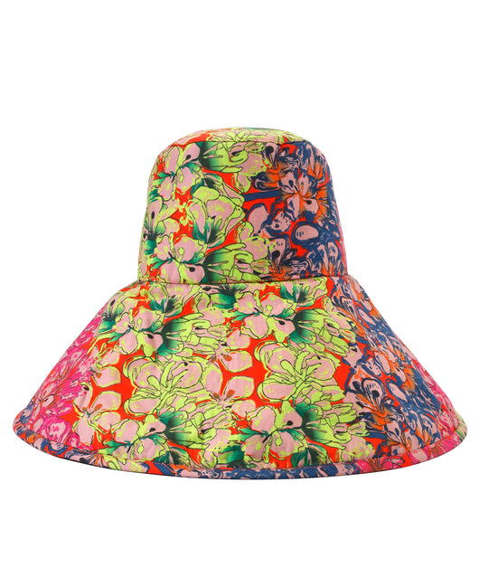 Floral Recycled Cotton Beach Hat