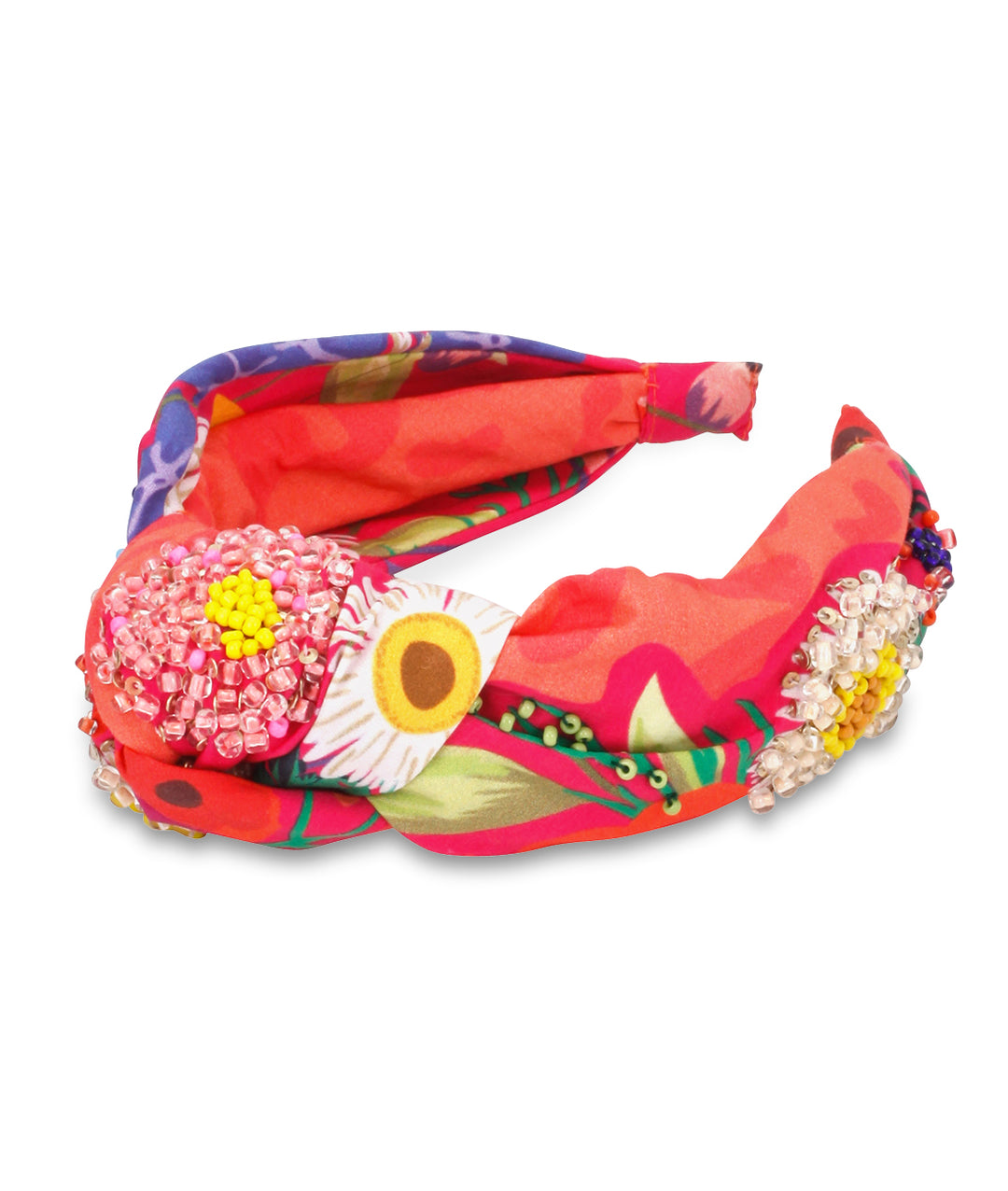 Embroidered Willow Recycled Cotton Headband