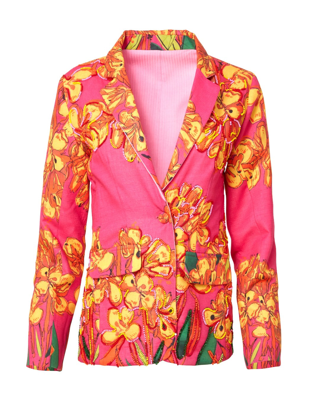 Desert Rose Natural Fiber Blazer