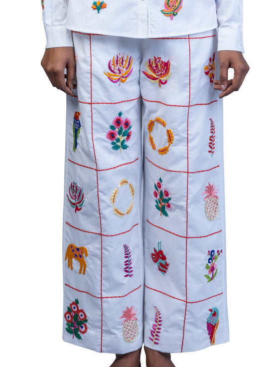 Embroidered Pants