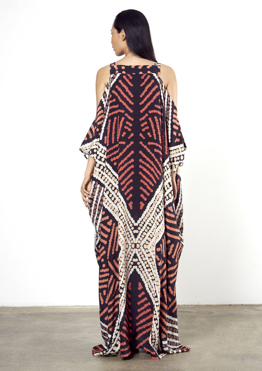 Roopa, Luxury, Sustainable fashion, roopapemmaraju, longdresses, dresses, printeddress, silkdress