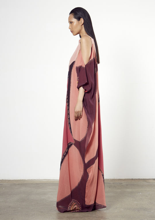 Roopa, Luxury, Sustainable fashion, roopapemmaraju, longdresses, dresses, printeddress, silkdress