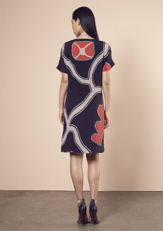 Roopa, Luxury, Sustainable fashion, roopapemmaraju, longdresses, dresses, printeddress, silkdress