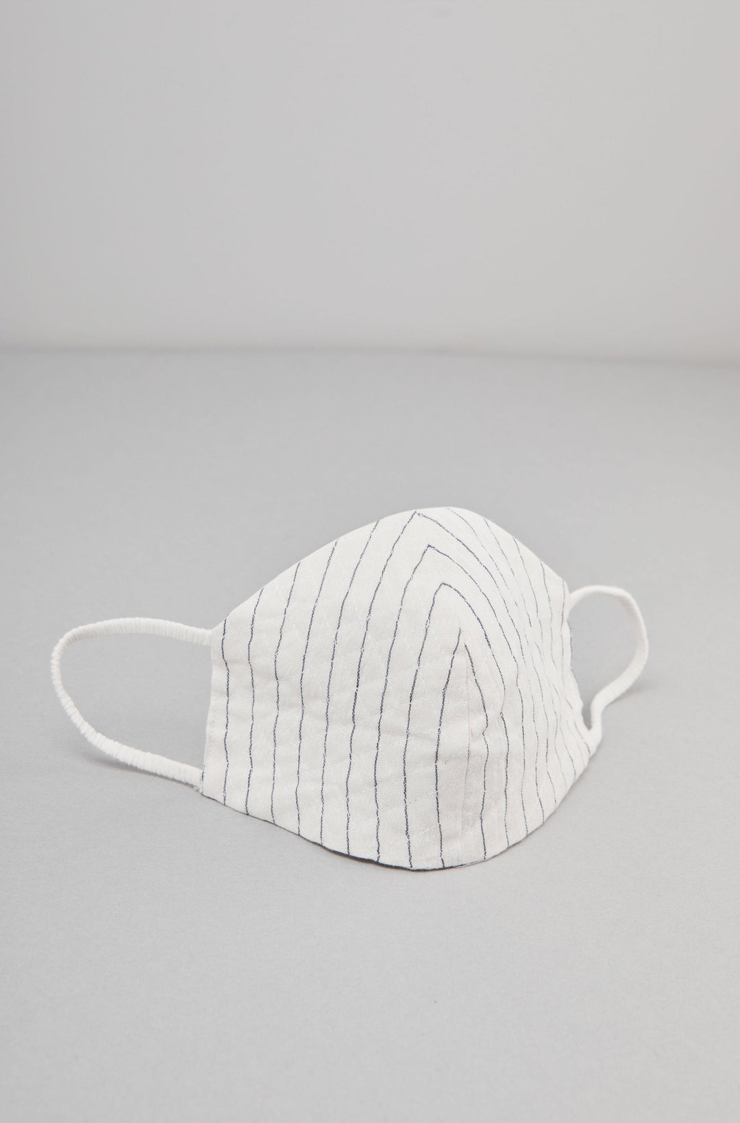 White Stripe Cotton Mask