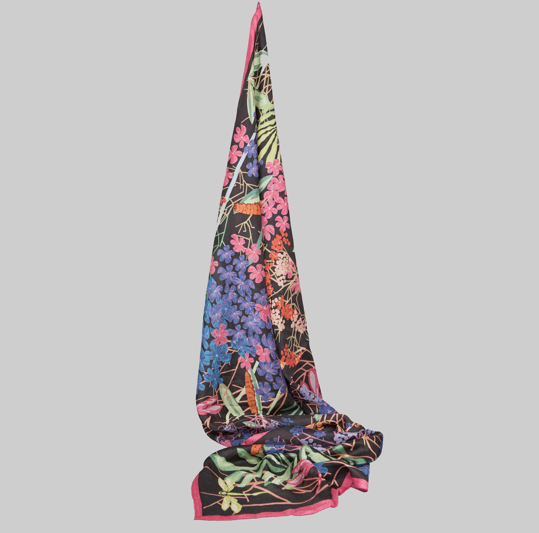 Datura Silk Scarf