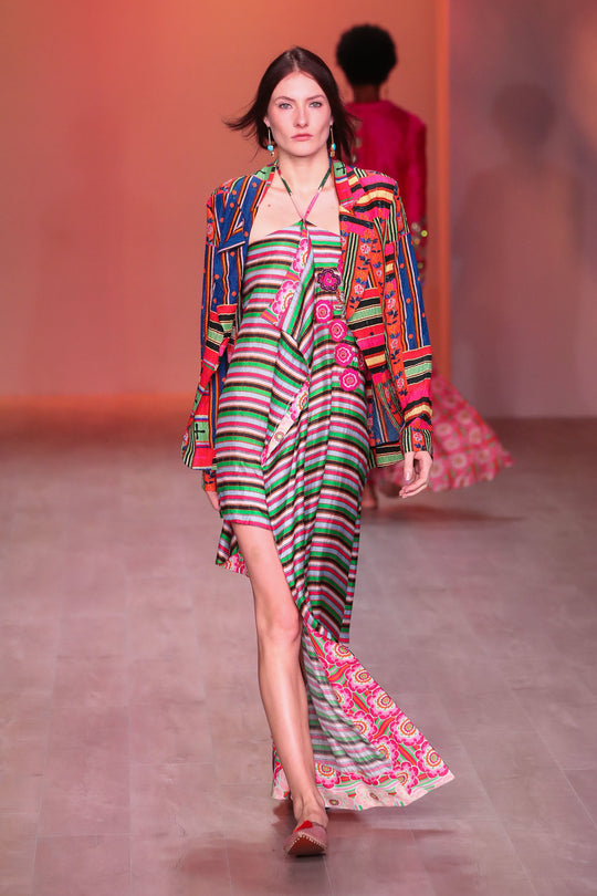 Roopa, Luxury, Sustainable fashion, roopapemmaraju, longdresses, dresses, printeddress, silkdress