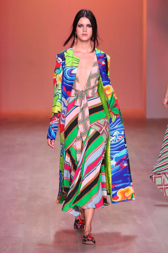 Roopa, Luxury, Sustainable fashion, roopapemmaraju, longdresses, dresses, printeddress, silkdress