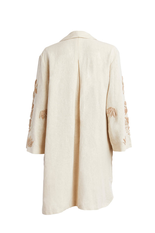 Hand Embroidered Silk Kimono | Roopa Pemmaraju