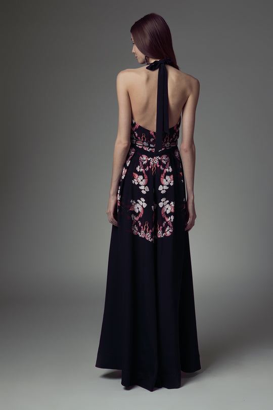Roopa, Luxury, Sustainable fashion, roopapemmaraju, longdresses, dresses, printeddress, silkdress