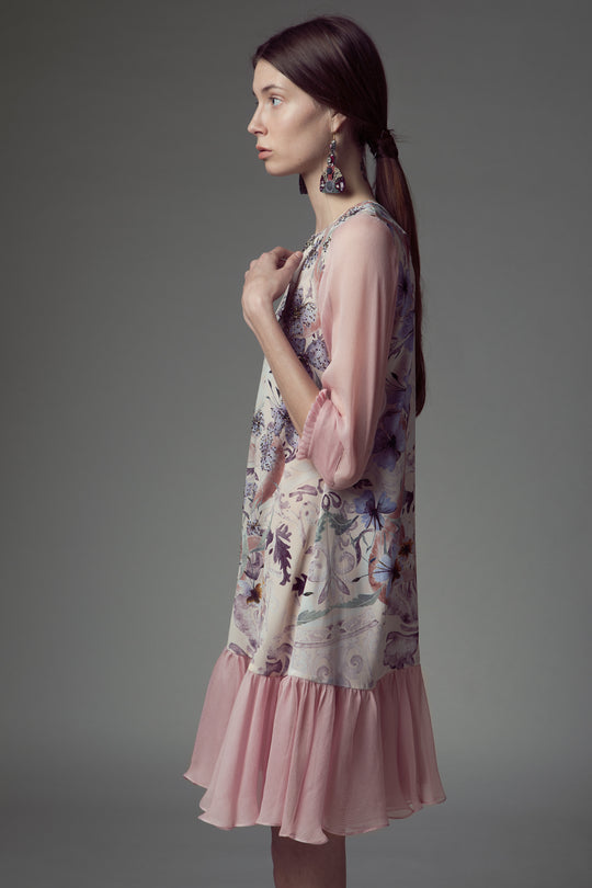 Roopa, Luxury, Sustainable fashion, roopapemmaraju, longdresses, dresses, printeddress, silkdress