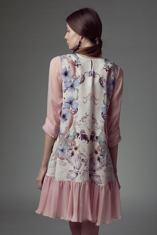 Roopa, Luxury, Sustainable fashion, roopapemmaraju, longdresses, dresses, printeddress, silkdress