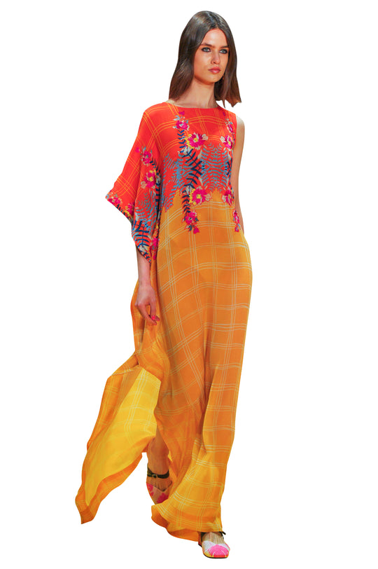 Roopa, Luxury, Sustainable fashion, roopapemmaraju, longdresses, dresses, printeddress, silkdress