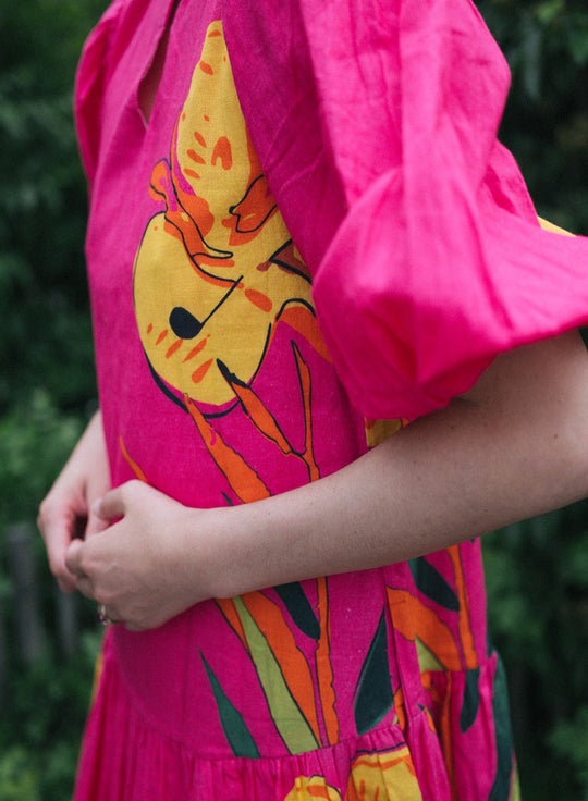 Handwoven Cotton Sabi Star Dress