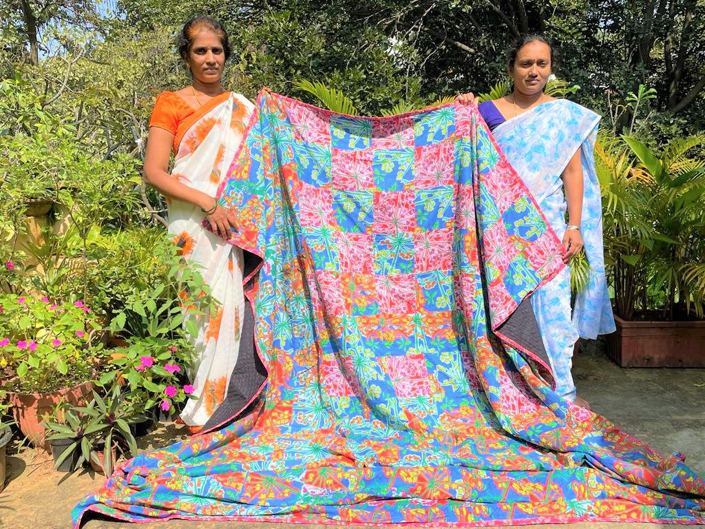 Bursting Floral Quilt