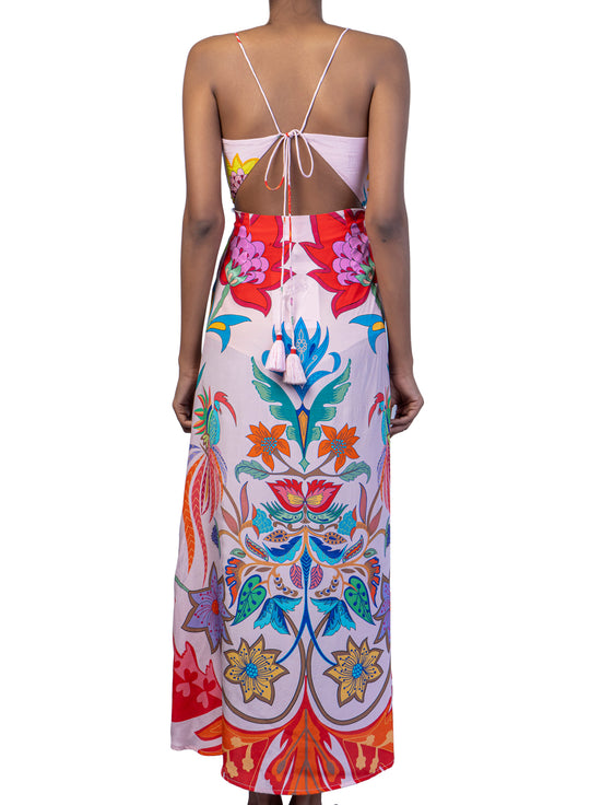 Chintz Cutout Dress