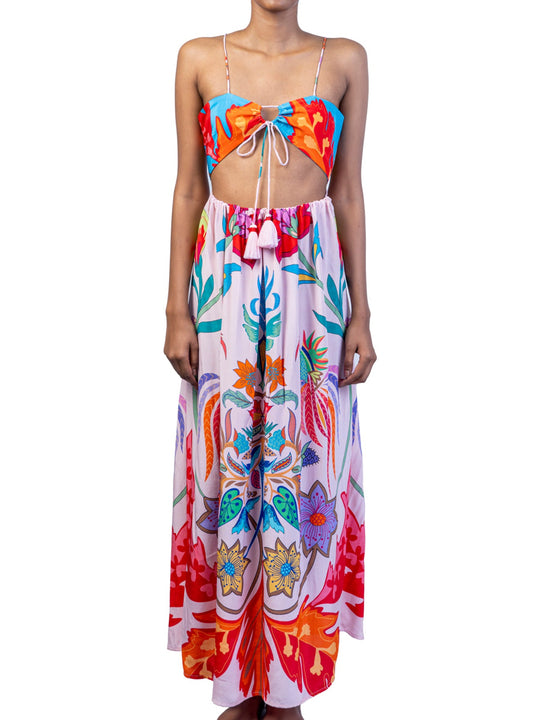 Chintz Cutout Dress