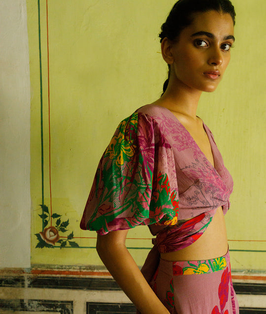 Gulda Wrap Blouse