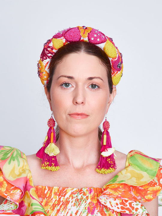 Gulmohar Embroidered Headband