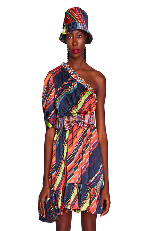 Octavia One Shoulder Mini Dress