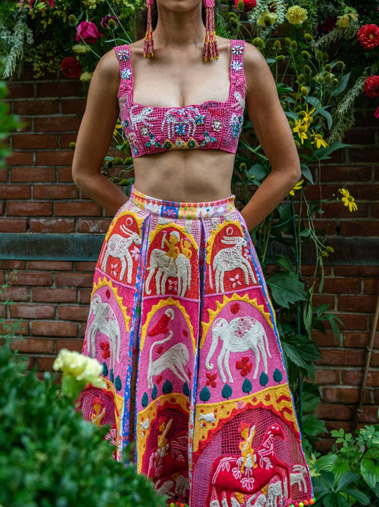 Vindra Beaded Top