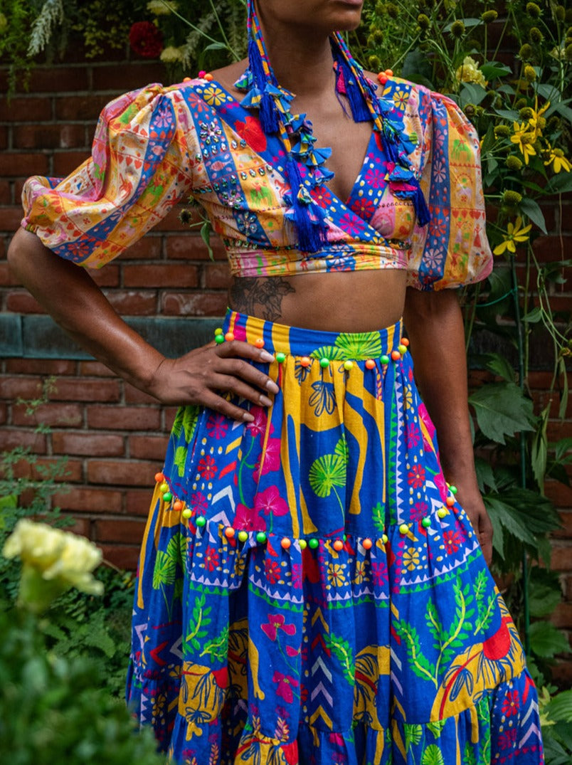 Chandi Wrap Top