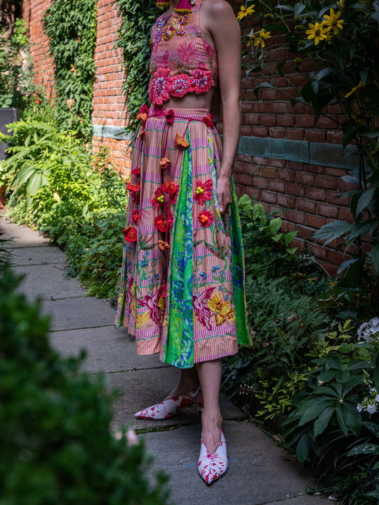 Gulmohar Appliqued Belt