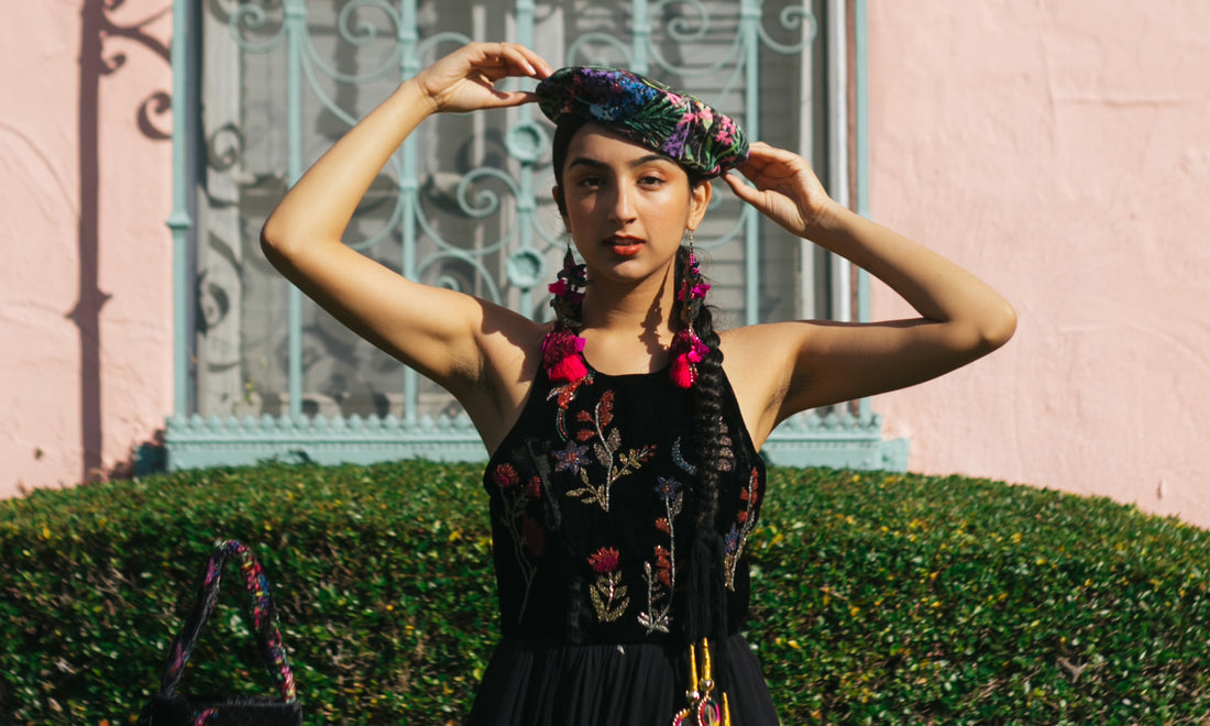 In the Rose Garden with Aditi