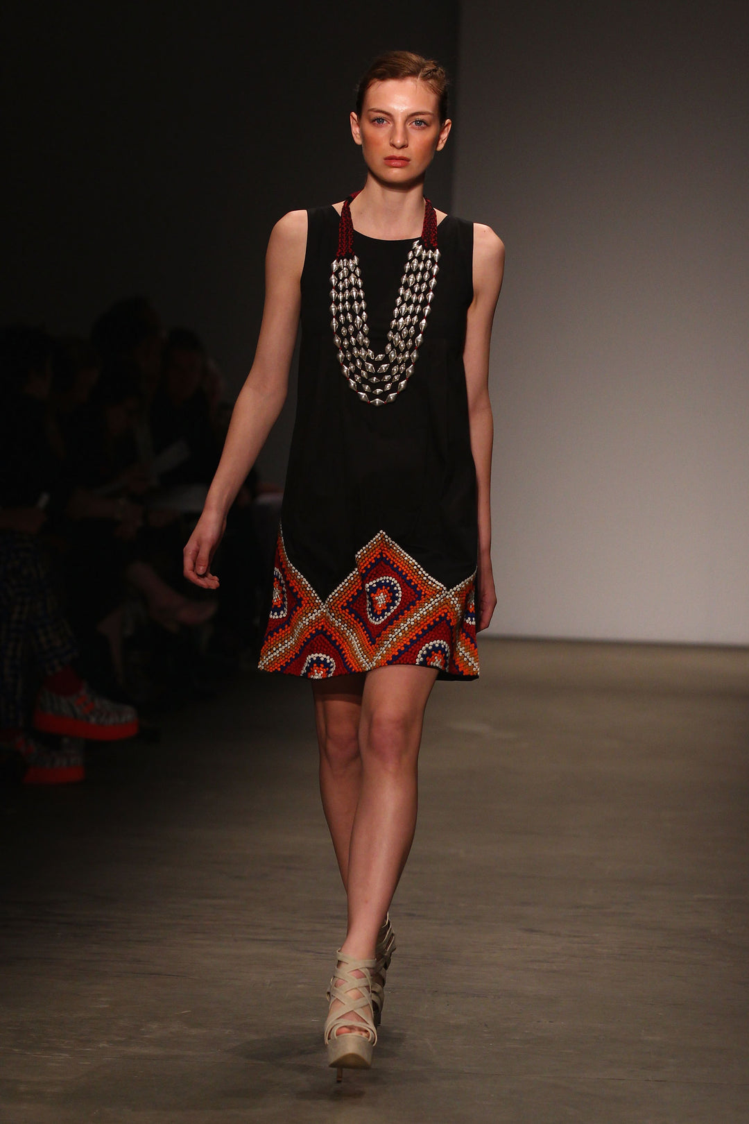 Indigenous Black Solid Midi Dress Roopa Pemmaraju Indigenous Black Solid Midi Dress Roopa Pemmaraju