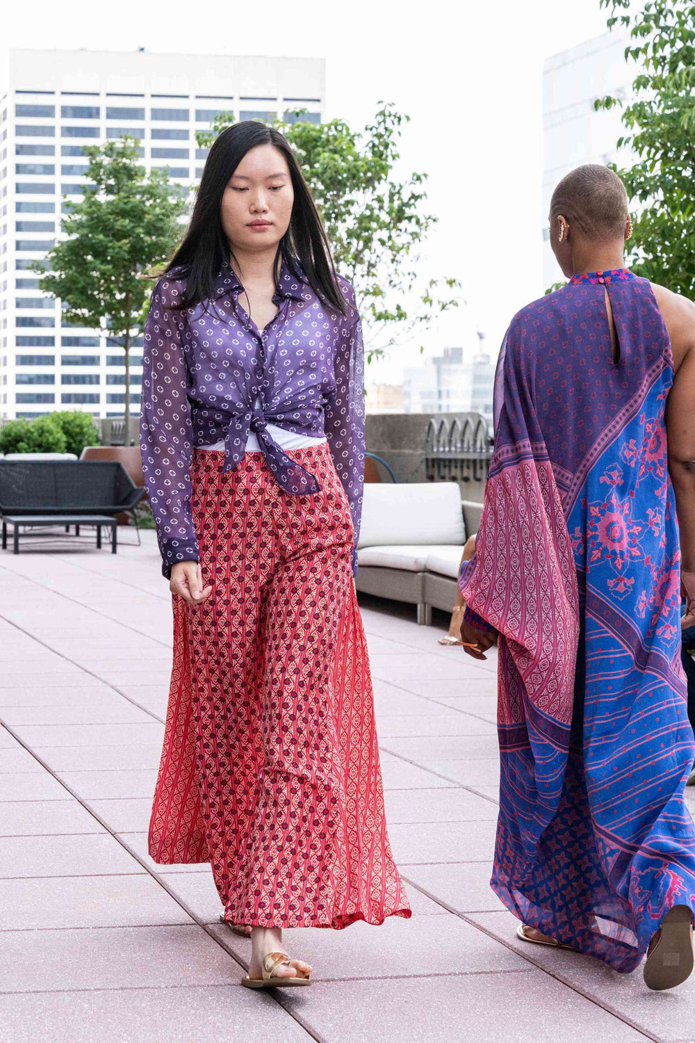 Rupa Garments Women's PolyCrepe Printed Regular Fit Top | Women Shirt Style  Tops
