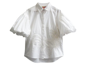 Hand Embroidered Button Down Shirt