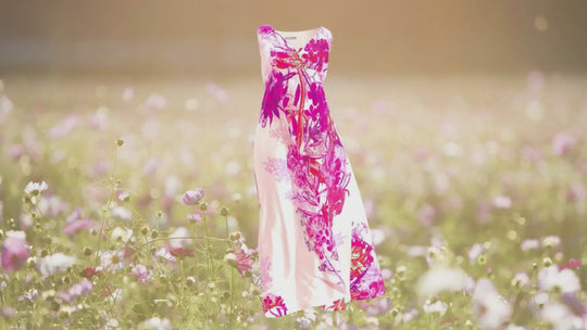 The Peela Silk Maxi Gown