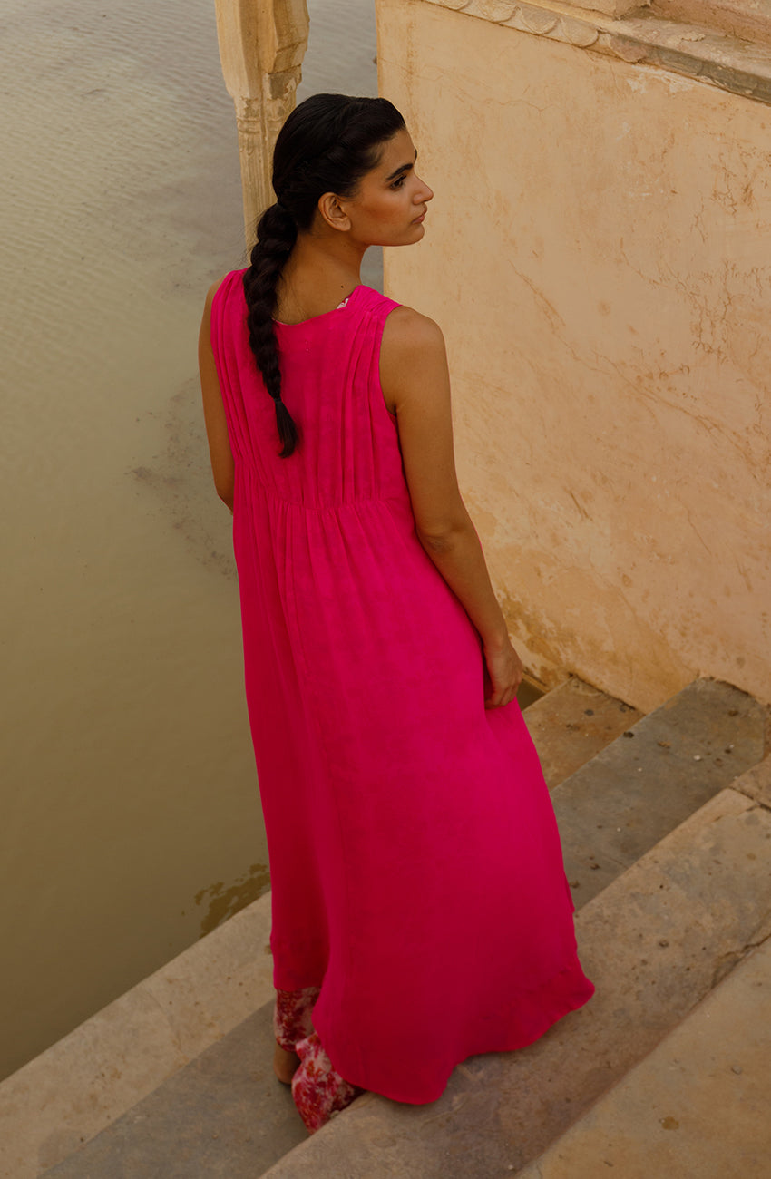 Rani Pink Dress Roopa Pemmaraju Rani Pink Dress Roopa Pemmaraju