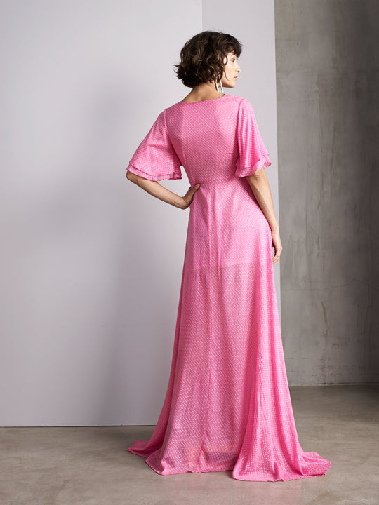 Roopa, Luxury, Sustainable fashion, roopapemmaraju, longdresses, dresses, printeddress, silkdress